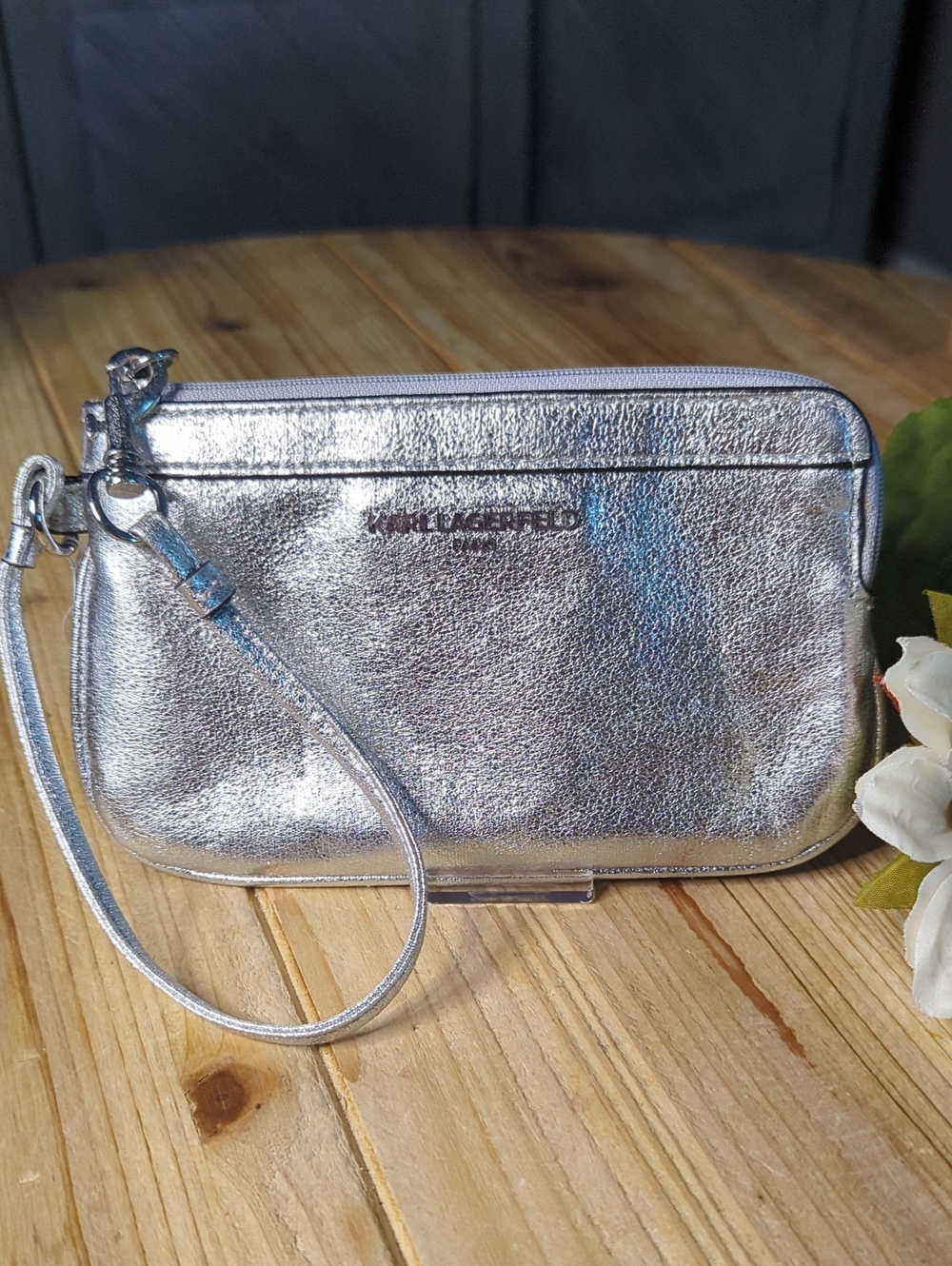 Karl Lagerfeld Paris Slver Wristlet